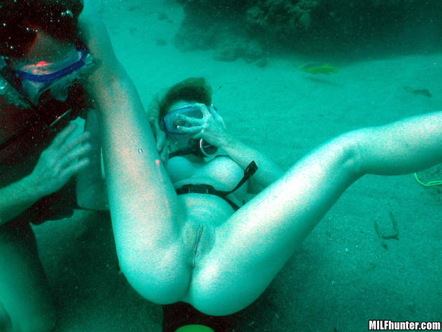 Green Bikini Milf Enjoys Scuba Diving And Underwater Fucking
