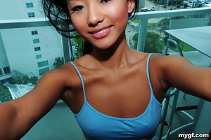 Alina Li in MyGF: Energetic and fun-loving Asian GF gets brutally fucked in POV