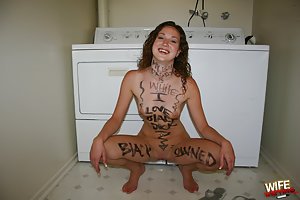 Amber Simpson in wifewriting.com: Completely humiliated brunette BBC whore working on pleasuring one